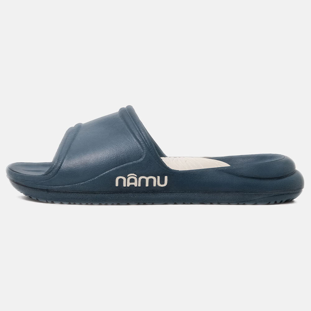 Light gray sandal on a white background