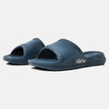 Pair of blue slides with 'númu' branding on a white background